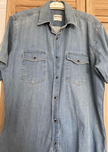 Erkek Kot Gömlek, Kısa Kollu, Rahat Kesim - Görsel 2