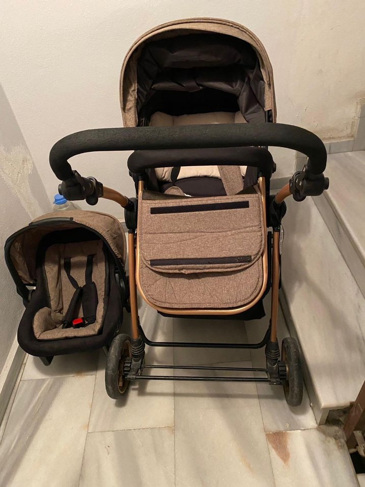 Kahverengi Bebek Arabası - Görsel 2
