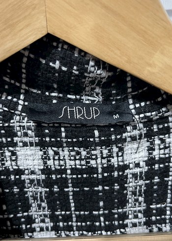 Düğmeli Gri Ekoseli Midi Kadın Kaban - Görsel 5