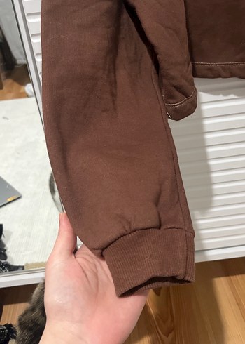 Kahverengi Kadın Uzun Kollu Sweatshirt - Görsel 2