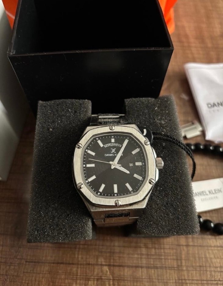 Daniel Klein Siyah Erkek Kol Saati - Görsel 2