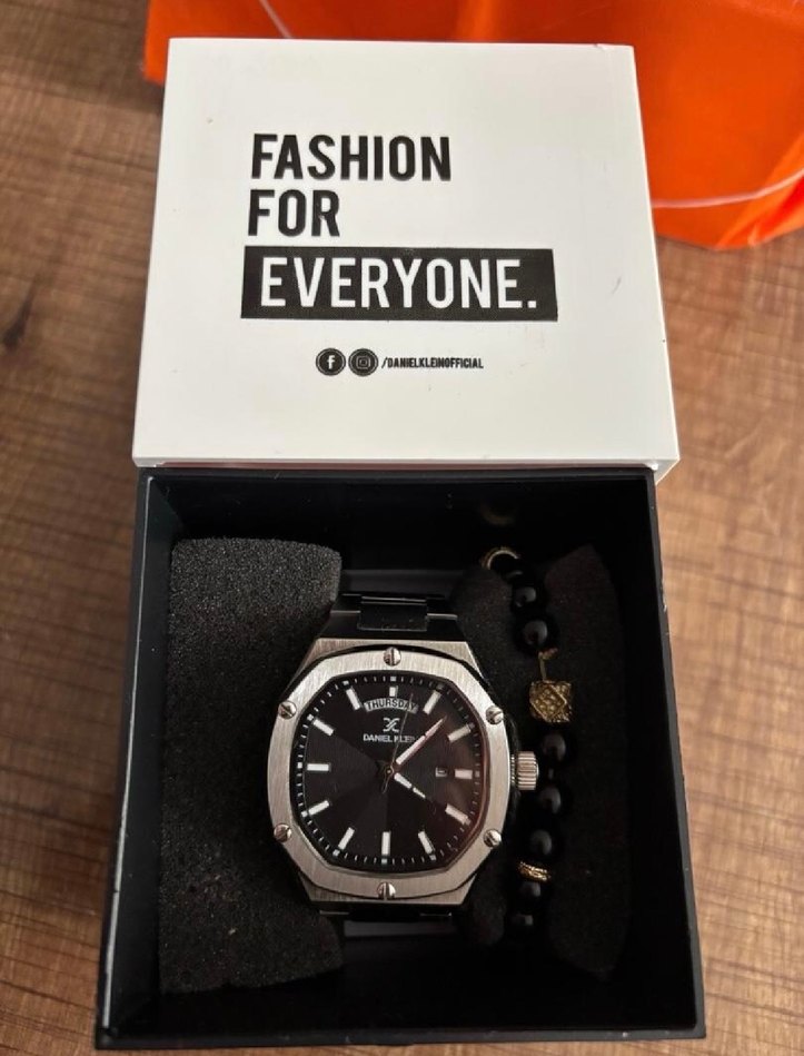 Daniel Klein Siyah Erkek Kol Saati - Görsel 3