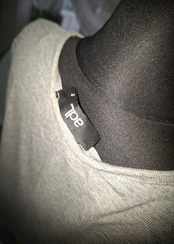 Gri Mini Triko Kadın Kazak - Görsel 4