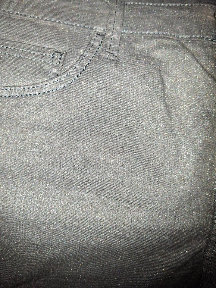 Düğmeli Gri Kadın Kot Pantolon - Görsel 2