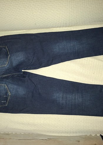 Kadın Mavi Denim Regular Fit Jean - Görsel 4