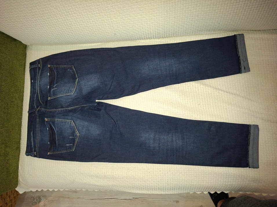 Kadın Mavi Denim Regular Fit Jean - Görsel 4