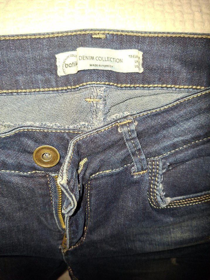 Kadın Mavi Denim Regular Fit Jean - Görsel 3
