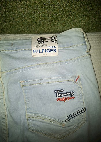 Kadın Açık Mavi Midi Yırtık Jean Tommy Hilfiger - Görsel 5