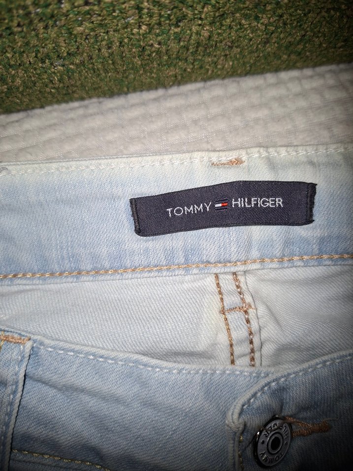 Kadın Açık Mavi Midi Yırtık Jean Tommy Hilfiger - Görsel 3