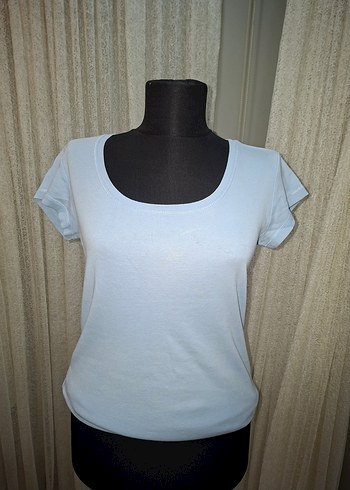 Pembe V Yaka Kadın Tişört 4 adet fiyatı - Görsel 5