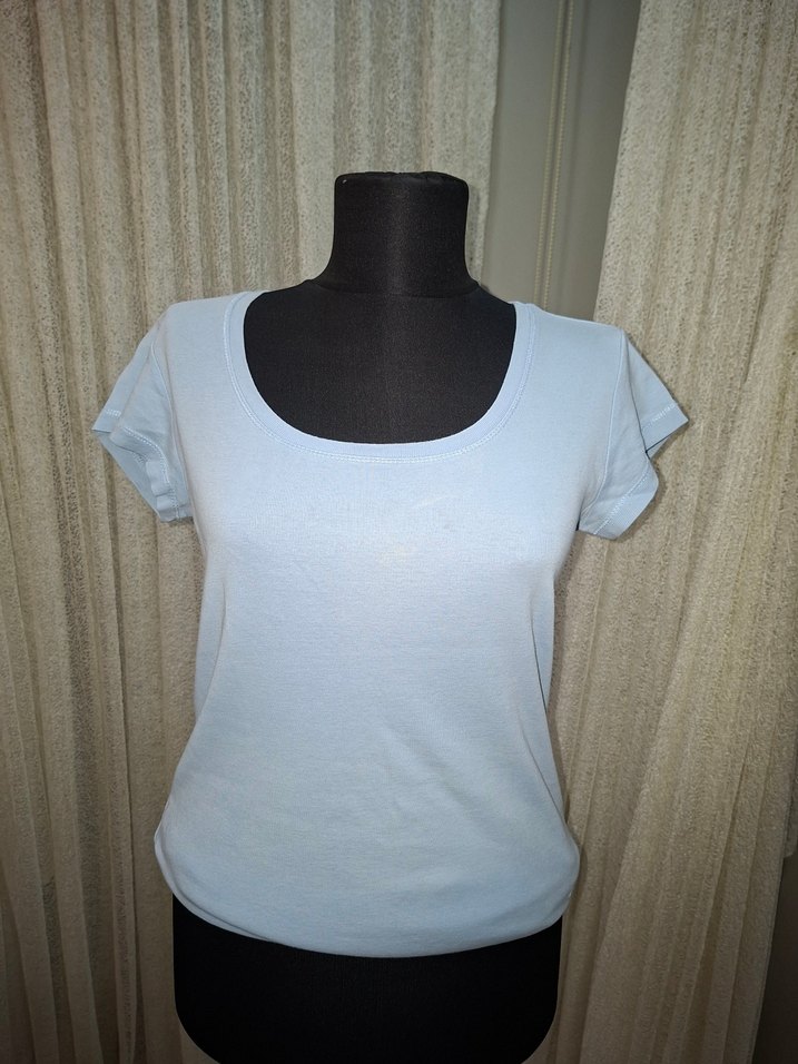 Pembe V Yaka Kadın Tişört 4 adet fiyatı - Görsel 5