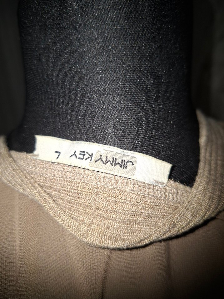 Bej Uzun Triko Kadın Hırka Jimmy Key - Görsel 4