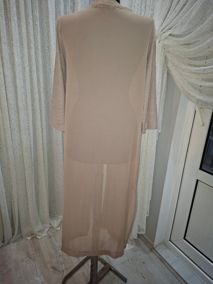 Bej Uzun Triko Kadın Hırka Jimmy Key - Görsel 3