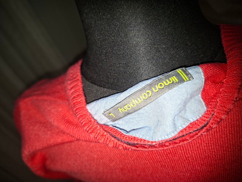 Kırmızı Kadın Triko Uzun Kollu Kazak - Görsel 4