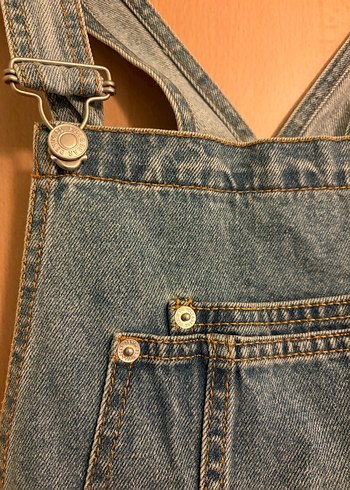 Pull and Bear Kot Salopet - Görsel 4