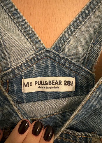Pull and Bear Kot Salopet - Görsel 5