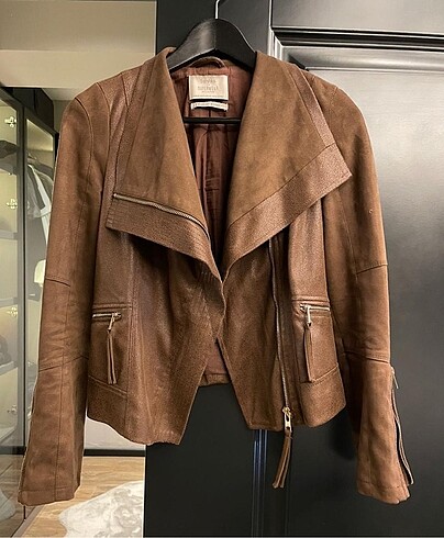Bershka mevsimlik süet ceket