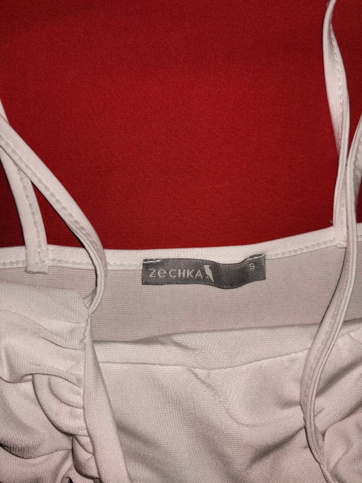 Beyaz İnce Askılı Kadın Büstiyer - Görsel 2