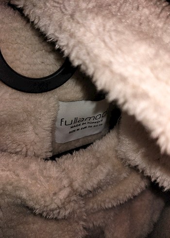 Bej Kadın Peluş Ceket - Görsel 2