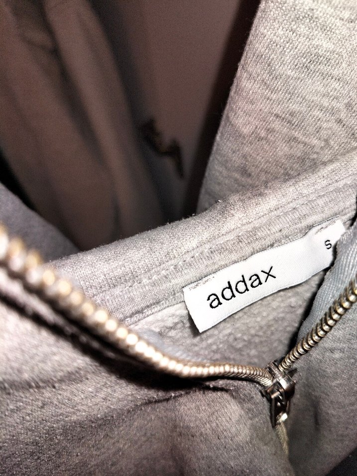 Gri Fermuarlı Kadın Sweatshirt - Görsel 3