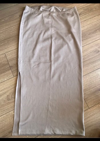 Bej Uzun Kadın Etek - Görsel 2