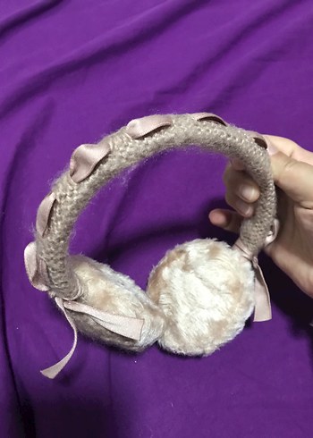 Nakışlı Tüylü Kulaklık - Görsel 3