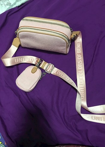 Pembe Deri Kadın Omuz Çantası - Görsel 3