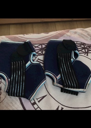 Mavi Baskılı ayak topuk bilek destegi - Görsel 2