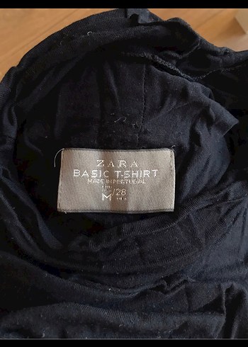 Düğmeli Siyah Kısa Kollu tisort - Görsel 2