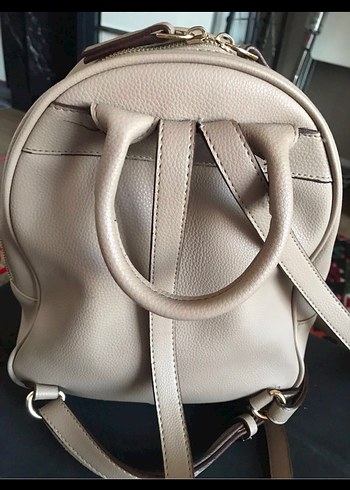 Bej Deri U.S. Polo Assn. Sırt Çantası - Görsel 2