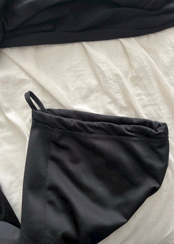 Siyah Rahat Kesim Spor Eşofman Altı - Görsel 7