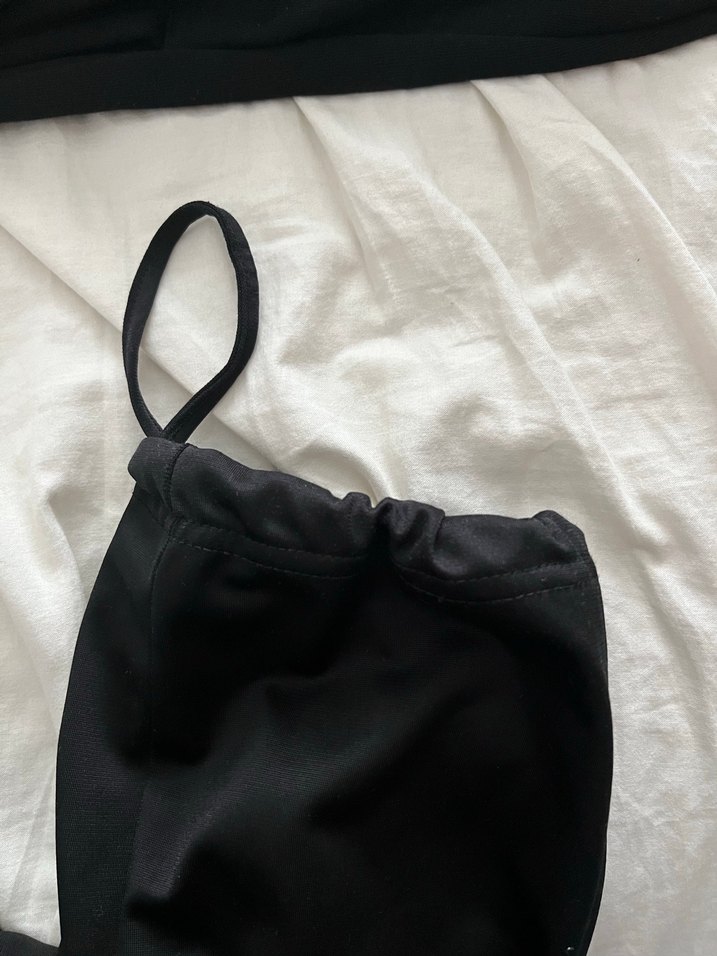 Siyah Rahat Kesim Spor Eşofman Altı - Görsel 5