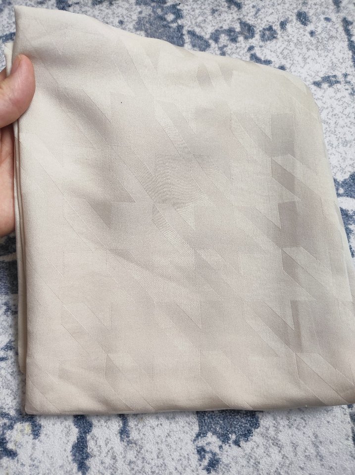 Kadın Bej Pliseli Modern Şal - Görsel 2