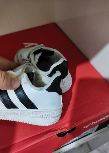 Beyaz Erkek Çocuk Cırt Cırtlı Spor Ayakkabı - Görsel 3