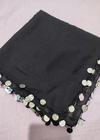 pul oyalı eşarp - Görsel 2