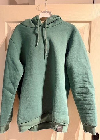 Erkek Haki Kapüşonlu Sweatshirt - Görsel 2