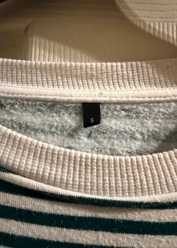 Erkek Yeşil Çizgili Sweatshirt - Görsel 5