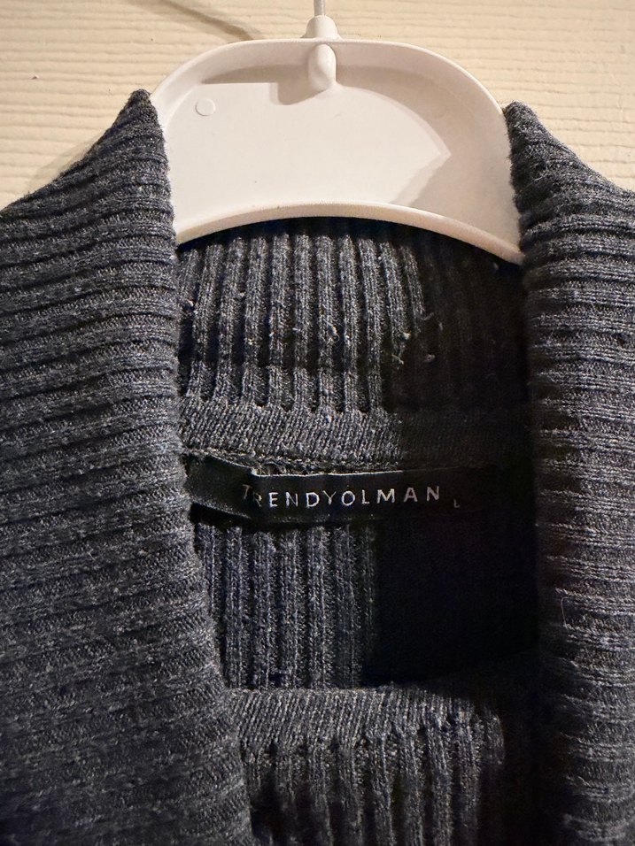 Erkek Boğazlı Kazak - Görsel 3