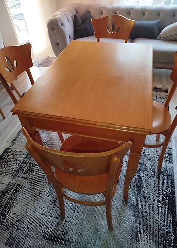 Ahşap Yemek Masası - Görsel 2