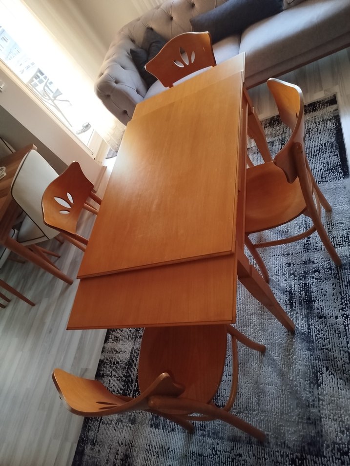 Ahşap Yemek Masası - Görsel 4