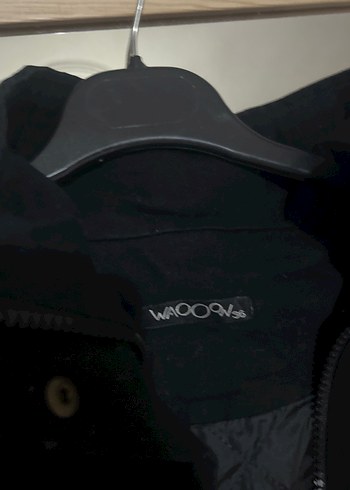 Kürk Detaylı Siyah Midi Kadın Ceket - Görsel 2