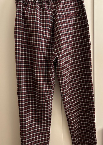 Cunty punk ekose kumaş pantolon - Görsel 2