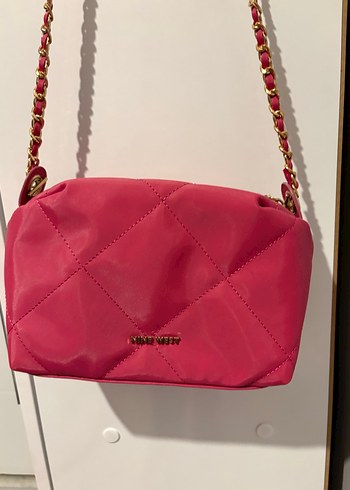 Pembe Zincir Detaylı Kadın Çanta - Görsel 3