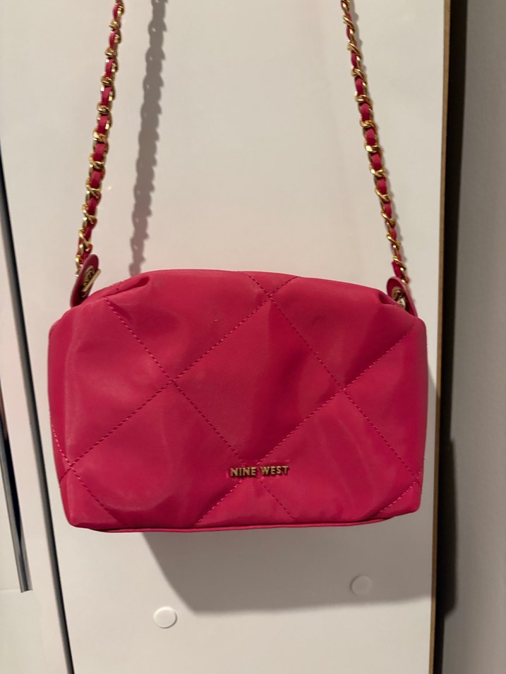 Pembe Zincir Detaylı Kadın Çanta - Görsel 2