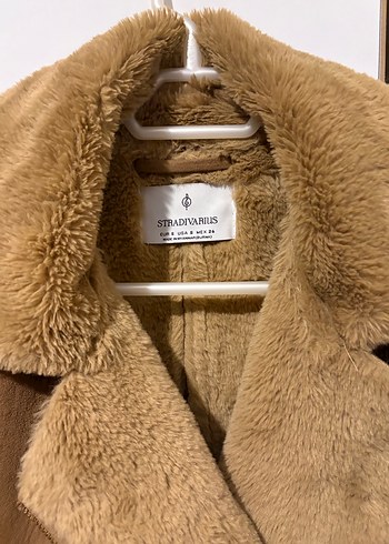 Kahverengi Süet Kürklü Kadın Ceket - Görsel 3