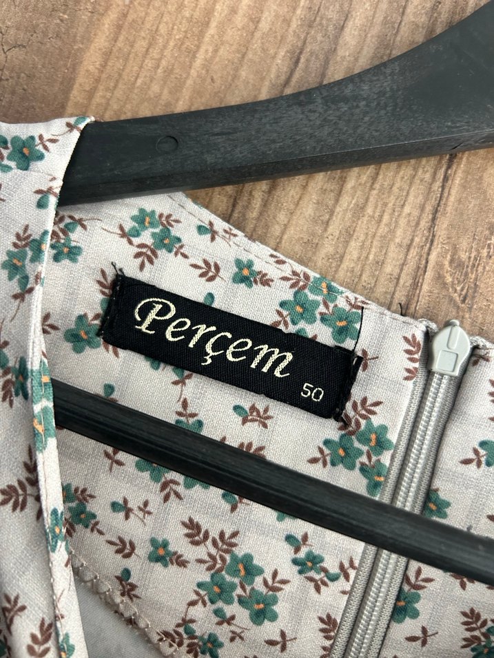 Bohem Çiçek Desenli Uzun Kollu Pamuklu Tunik - Görsel 2