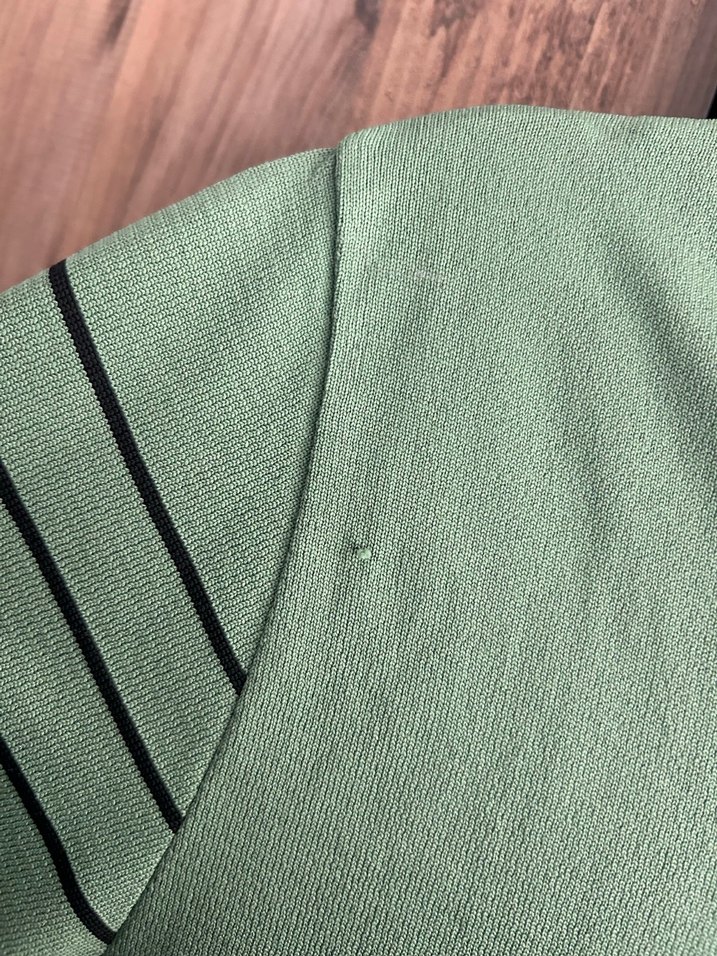 Yeşil Çizgili Erkek Polo Tişört - Görsel 3