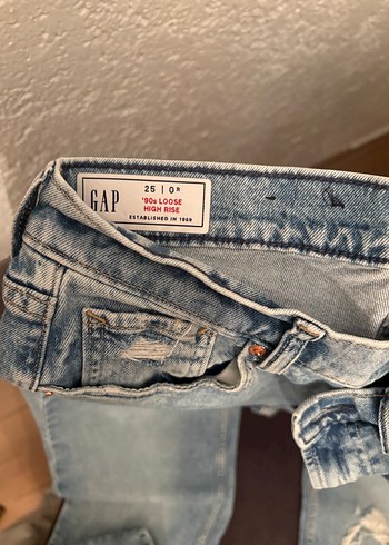 Kadın Mavi Straight Kesim Denim Jean - Görsel 3