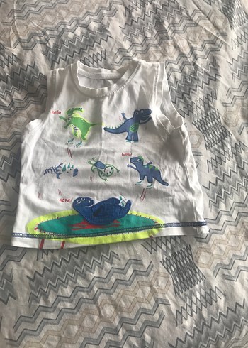 Erkek Çocuk Baskılı Kolsuz Tişört - Görsel 2