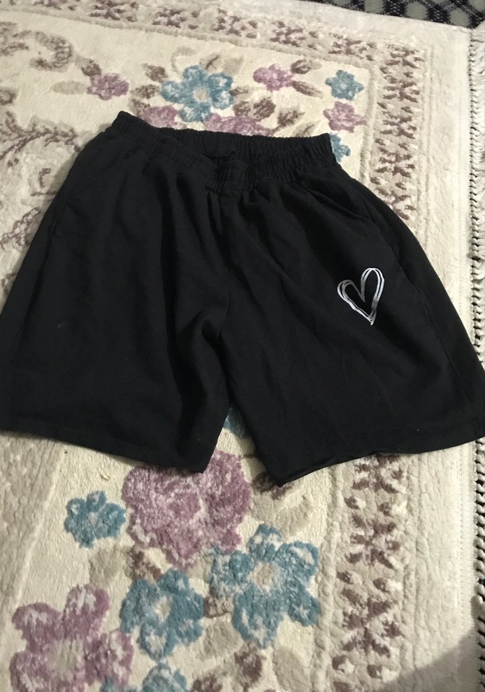 Siyah Mini Kadın Eşofman Altı - Görsel 2